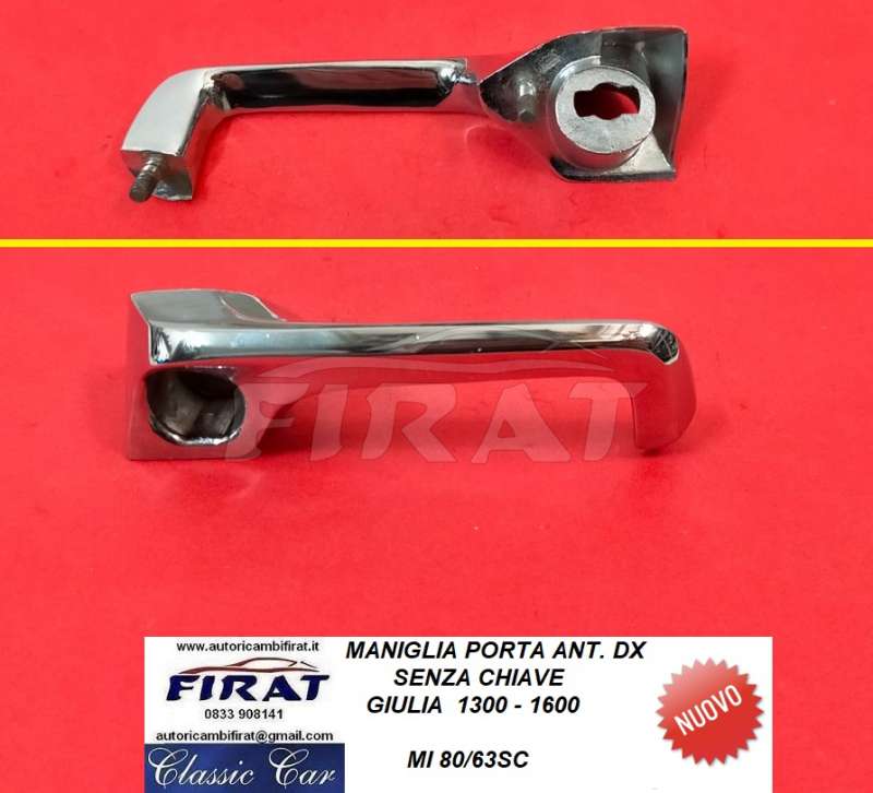 MANIGLIA PORTA GIULIA ANT.DX S/C (80/63SC)